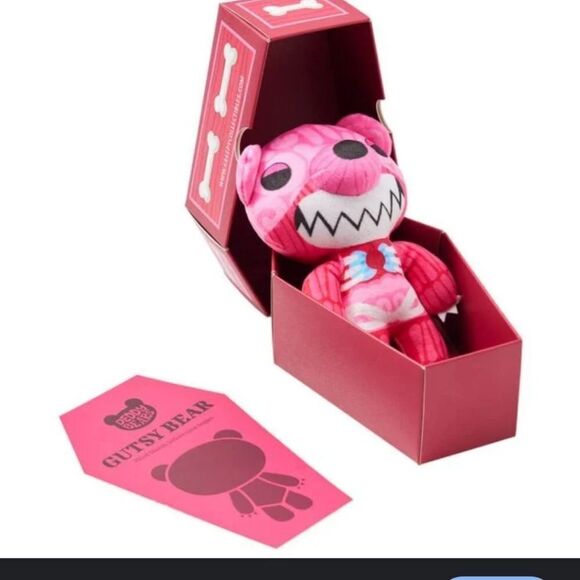 Deddy Bears - Gutsybear in Coffin 5" Plush (Series 3), New - Picture 1 of 4